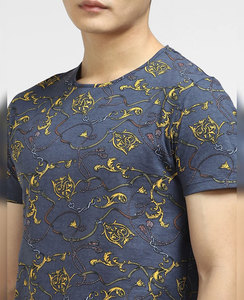 T-shirt blanc 100% coton lourd personnalisé uni blanc lavé t-shirts hommes surdimensionné col montant t-shirt respirant vente en gros - Product Image 5