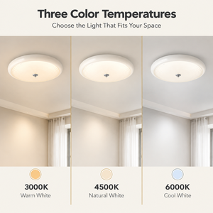Plafonnier encastré rond moderne 58W LED à trois températures de couleur, en fer et verre, pour chambre et salon intérieurs - Product Image 2