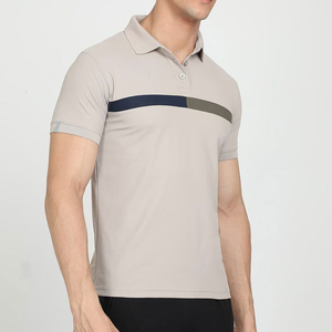 High Quality Men's Breathable Outdoor for Shirts Custom Logo Short Sleeve <b>Classic</b> Design Solid Pattern Knitted OEM Manufacturer - Product Image 3