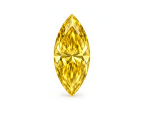 Diamante Cultivado en Laboratorio RCK Global, Corte Marquesa, Color Amarillo Intenso, 0.1-0.15ct, VVS VS, Suelto, para Joyería - Product Image 1