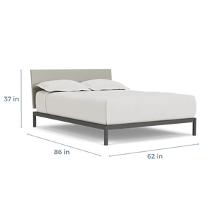 Base de Cama Minimalista de Estilo Japonés |   Cabecera de Cama Flotante de Madera Natural - Product Image 2