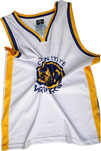 Maillot de basket-ball pour adultes, ensemble 2 pièces sans manches, maillot de supporter pour hommes, haut en maille athlétique, tenue de sport, blanc, jaune, bleu, col en V - Product Image 2