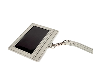 [Fortement recommandé] Porte-cartes d'identité en cuir Saffiano authentique Castello, fermeture ouverte, doublure en polyester, design unisexe, plusieurs couleurs - Product Image 6