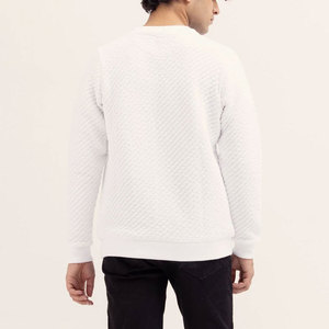 เสื้อสเวตเชิ้ตผู้ชายผ้าฝ้ายแท้ 100% ปรับแต่งได้ สีพื้น แขนยาว ทรงปกติ สำหรับฤดูหนาว คุณภาพสูง ย้อมสีเรียบ ขาย - Product Image 2