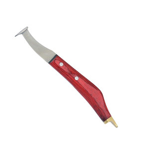 Professional Farrier Tool Kit Hoof Knives Set Left/Right Handed Horseshoeing Topper Razor Edge <b>Sharpened</b> Stainless Steel <b>Blades</b> - Product Image 5