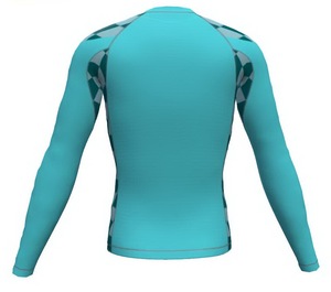 Rash Guard Custom Logo <b>Printed</b> Sublimated UV Long Sleeve <b>Surf</b> Rash Guard High Quality Breathable Latest Wholesale Design - Product Image 6