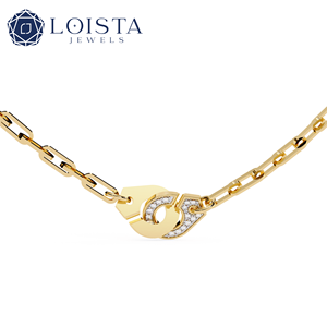 Boucles d'oreilles de luxe LOISTA pour femmes, plaquées argent 18 carats, avec diamants de laboratoire taille brillant rond, certifiés IGI, pour un usage quotidien - Product Image 3