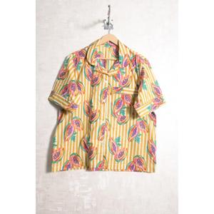 ชุดนอนผ้าฝ้ายพิมพ์ลายสำหรับผู้หญิง ชุดนอนใส่สบาย เนื้อผ้านุ่ม ชุดนอนฤดูร้อน - Product Image 3
