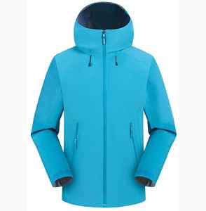 Veste coupe-vent imperméable unisexe pour l'extérieur, veste softshell coupe-vent pour la randonnée - Product Image 1