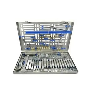 Kit de chirurgie orale orthodontique en acier inoxydable, 33 pièces, ensemble d'instruments dentaires manuels avancés pour implants, par Med Innovation - Product Image 3
