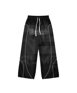 Ensemble de survêtement unisexe décontracté, veste à fermeture éclair à manches longues avec pantalon à cordon de serrage, design bicolore, style sportif - Product Image 3