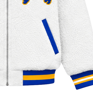 Chaqueta Bomber Reversible de Sherpa Personalizada para Mujer, con Forro Polar Suave, de la Hermandad Griega Sigma Gamma Rho, Abrigo Cálido para Invierno y Uso Diario - Product Image 5