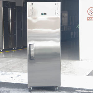 Congelador de Una Puerta de Acero Inoxidable de Alta Gama, Refrigerador para Cocina Comercial, Estilo Americano - Product Image 1
