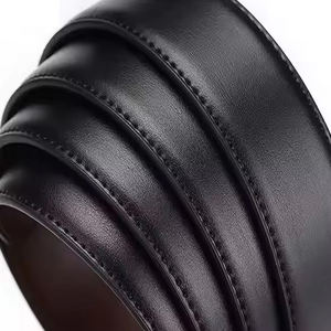 Diseña Tu Propio Logotipo, Cinturones de Cuero Vacuno Personalizados Hechos en Fábrica, Color Sólido, Alta Calidad, Transpirables, para Uso Casual Masculino - Product Image 5