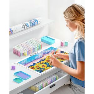 Contenitori Portatili da 64 Scomparti per Kit Diamond Art per Adulti, Organizzatore per Gioielli - Product Image 3