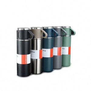 Thermos isotherme en acier inoxydable 500 ml (16,9 oz) – Tasses à café – Coffret cadeau personnalisé avec logo sur mesure - Product Image 4