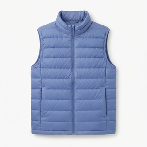Vestes matelassées sans manches pour hommes, personnalisées avec votre marque, chaudes pour l'hiver, légères et résistantes à l'eau, pour commandes en gros - Product Image 5