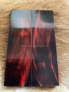 Placa de cuerno de búfalo de alta precisión profesional del proveedor del fabricante escala espacios en blanco hechos a mano artesanía natural cruda tacto Real - Product Image 5