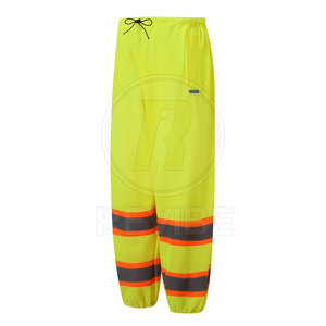 Pantalones de Seguridad Impermeables de Nailon de Alta Calidad con Tela Resistente, Fácil Movimiento y Alta Visibilidad para Protección Laboral - Product Image 4