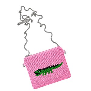 Handmade Seed <b>Beads</b> Pouch Beaded Zipper Wallet Wholesale beaded coin purses with intricate handmade patterns - Product Image 3
