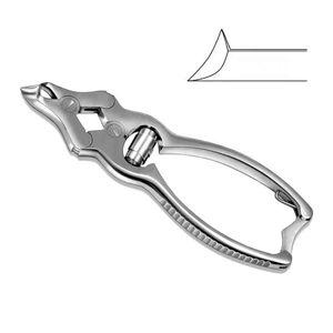 Coupe-ongles en acier inoxydable à double action et double mâchoire concave, ouverture large pour les ongles des bébés - Coupe-ongles professionnel durable - Product Image 1