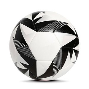 Ballon de football en PU hydrofuge de haute qualité, taille 5, personnalisable avec impression de logo, pour entraînement professionnel en club ou pratique jeunesse - Product Image 2