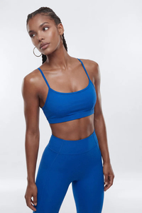 Women <b>Blue</b> Sports <b>Bra</b> High Waist Leggings Set Activewear Gym Workout Fitness Yoga Pants Athletic Wear Two Piece - Product Image 6
