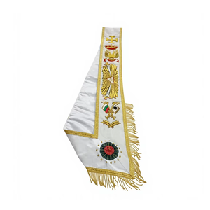 Écharpe de Cérémonie Premium Brodé pour Rite Écossais et Diplôme Maçonnique, pour Adultes et Remise de Diplôme Scolaire - Product Image 2