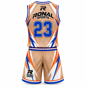 Maillot de basket-ball sans manches en maille respirante réversible, vente en gros, vêtements de sport personnalisés pour équipes, uniforme unisexe pour adultes - Product Image 2