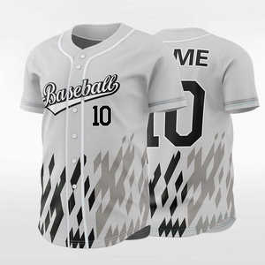 Camiseta de Béisbol Personalizada con Nombre Impreso, Sublimada OEM, Compra Camisetas de Béisbol Baratas Sublimadas en Poliéster, Camiseta de Béisbol Personalizada en Blanco - Product Image 5