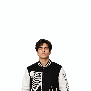 <b>Custom</b> Trending Men's Varsity <b>Jacket</b> Embroidery 100% Wool High Quality Patchwork Casual Streetwear Reversible Eco-Friendly - Product Image 6