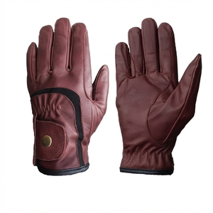 Guantes de Cuero para Motociclismo, Unisex, Transpirables, Antideslizantes, Compatibles con Pantalla Táctil, Cierre de Velcro, para Uso en Verano - Product Image 6