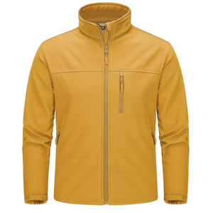 Chaqueta Reversible Azul de Lona Ecológica para Hombre, Impermeable, Transpirable, con Cierre de Cremallera, Cuello Alto, Resistente al Viento, para Invierno, Corte Regular - Product Image 6