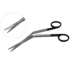 Tijeras Heymann TC Super Cut para Septo Nasal, Instrumento Quirúrgico para Rinoplastia, Reutilizables, Manivela Chapada en Oro - Product Image 1
