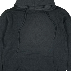 Oversized Distressed Hoodie Vintage Washed <b>Black</b> Heavy Cotton Streetwear Loose Fit Pullover Hooded <b>Sweatshirt</b> For Men And Womens - Product Image 2