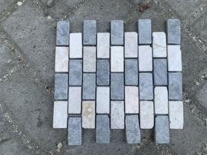 Andésite rectangulaire et marbre crème - Product Image 4