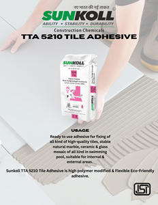TTA 5210 Double Components Acrylic Polymer Modified Tile <b>Adhesive</b> Powder Base for Marble Granite Quartz Glass Mosaic Wall Floor - Product Image 2