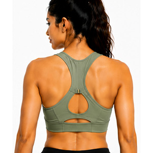 Custom Women Seamless Sports Bra High <b>Support</b> Yoga Fitness <b>Crop</b> <b>Top</b> Breathable Workout Gym Wear Private Label Sports Bra - Product Image 2
