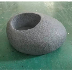 Promotion : Jardinières Modernes pour Fleurs, Ornements de Jardin Intérieur/Extérieur, Grandes Jardinières au Sol en Fibre de Verre, Écologiques, Légères et Durables, Finition Poudrée - Product Image 4