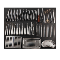 Kit d'instruments manuels en acier inoxydable pour chirurgie dentaire : extracteurs et forceps