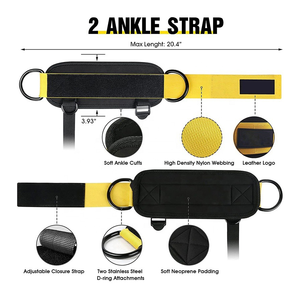 Correas de Tobillo Acolchadas con Anillo en D para Máquinas de Cable, con Logotipo Personalizado 2026, para Adultos - Product Image 5