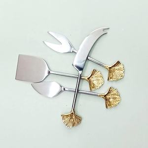 Esparcidor y rebanador de queso de acero inoxidable duradero, mango de extremo de flor redondo, juego de cocina, regalo perfecto HECHO DE Metal - Product Image 2