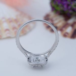 Elegante Anillo de Plata de Ley 925 con Moissanita de Alta Calidad para Mujer, Anillo de Diamantes de Lujo - Product Image 3