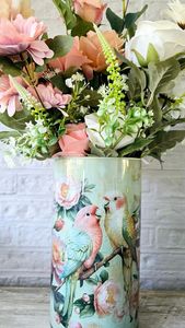 Linea Exports Inc ceramic multicolor <b>vase</b> Glossy multicolor ceramic floral Traditional tabletop ceramic <b>vase</b> - Product Image 6