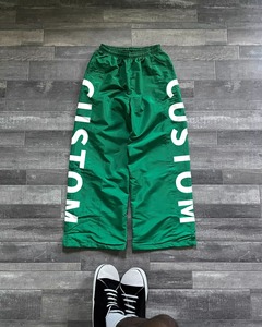 Pantalons de survêtement personnalisés en gros pour hommes et femmes |   Pantalon décontracté streetwear avec grand logo, pantalon de course tendance pour homme - Product Image 6