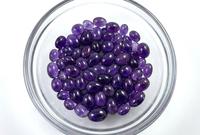 Vente en gros de cabochons d'améthyste naturelle de haute qualité, polis à la main, pour la fabrication de pendentifs et bagues en argent, designs personnalisés.