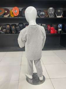 Ensembles de vêtements pour enfants, garçons et filles, en molleton uni, sweat-shirts et pantalons, 2 pièces/ensembles, vêtements d'hiver pour enfants, survêtement pour tout-petits - Product Image 2