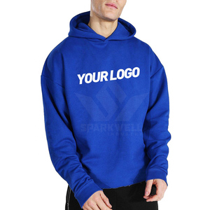 เสื้อฮู้ดผู้ชายทรงปกติ ผ้าโพลีเอสเตอร์ถัก 100% สีพื้น สไตล์ลำลอง พิมพ์ลายโลโก้ด้านหน้า ระบายอากาศได้ดี เป็นมิตรกับสิ่งแวดล้อม เหมาะสำหรับใส่ในฤดูใบไม้ร่วง - Product Image 4