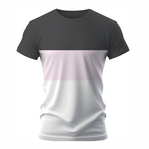 Camiseta Deportiva Ligera de Algodón y Elastano para Hombre, Bordada, de Secado Rápido, para Entrenamiento Atlético, Proveedor Mayorista - Product Image 1