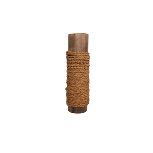 Natural Bamboo Coconut Fiber <b>Cat</b> Chew Toy Cylinder Pole <b>Scratching</b> <b>Board</b> Hanging Indoor Pet Toy Dekor Asia - Product Image 1